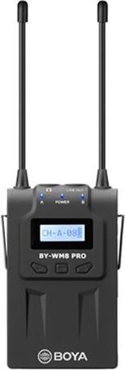 Boya BY-WM8 Pro K2 UHF Draadloze Microfoon Kit 2TX+1RX