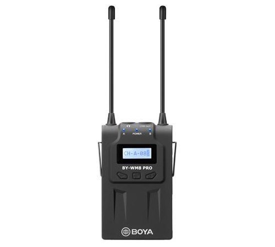 Boya BY-WM8 Pro K2 UHF Draadloze Microfoon Kit 2TX+1RX