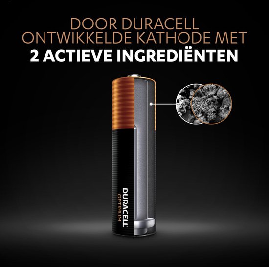 Duracell Alka Optimum AA-batterijen 4 stuks