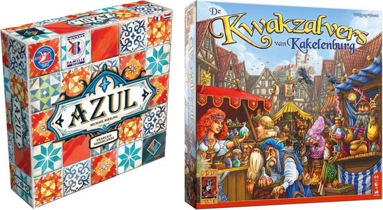 999Games Spellenbundel - Bordspel - 2 Stuks - Nl/fr & De Kwakzalvers Van Kakelenburg - Blauw