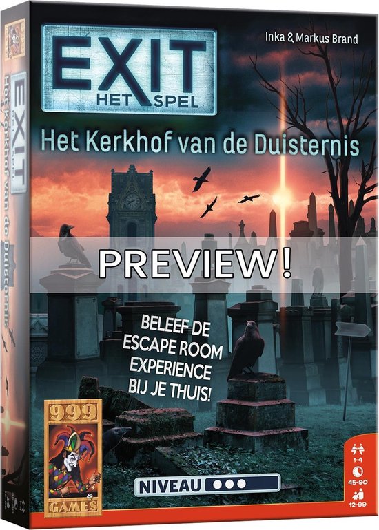 999Games Kaartspel Exit - Het Kerkhof Van De Duisternis