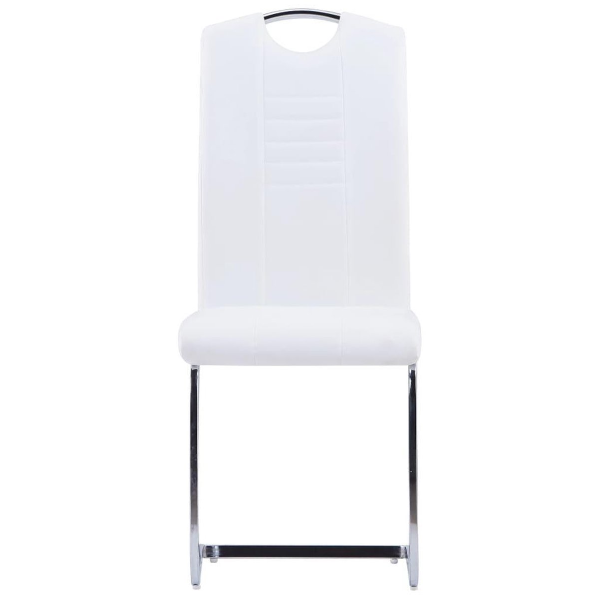 Vidaxl Eetkamerstoelen 6 St Kunstleer - Wit