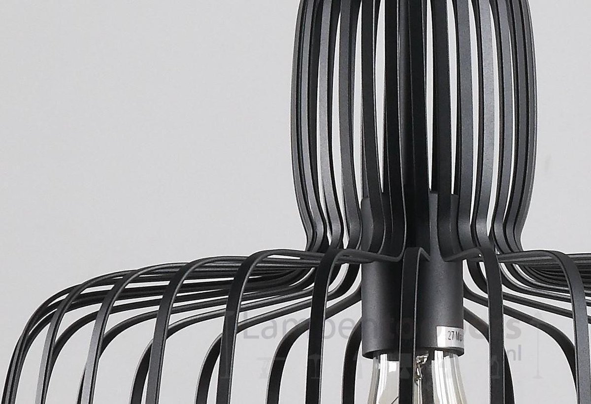 Freelight Hanglamp Costola Ø 45 Cm - Zwart
