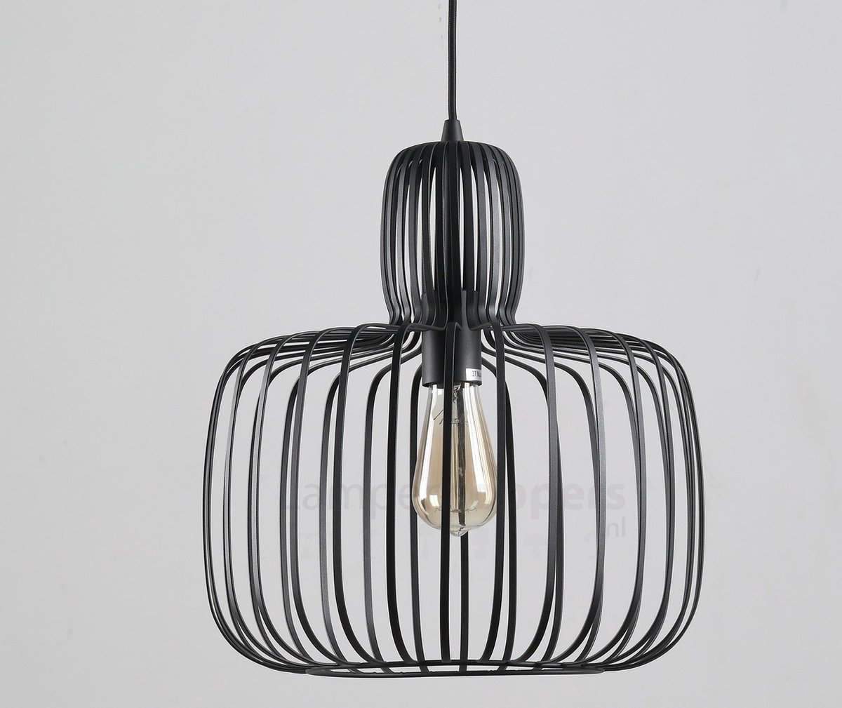 Freelight Hanglamp Costola Ø 45 Cm - Zwart
