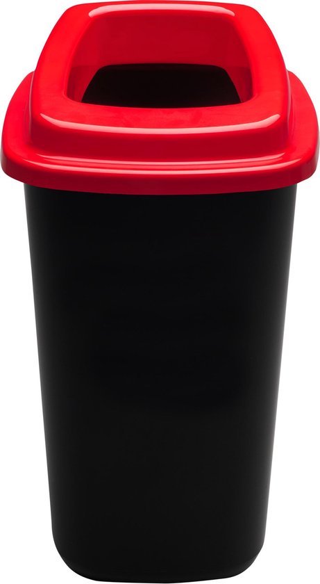 Plafor Sort Bin 45l - Recycling - Red - Rood