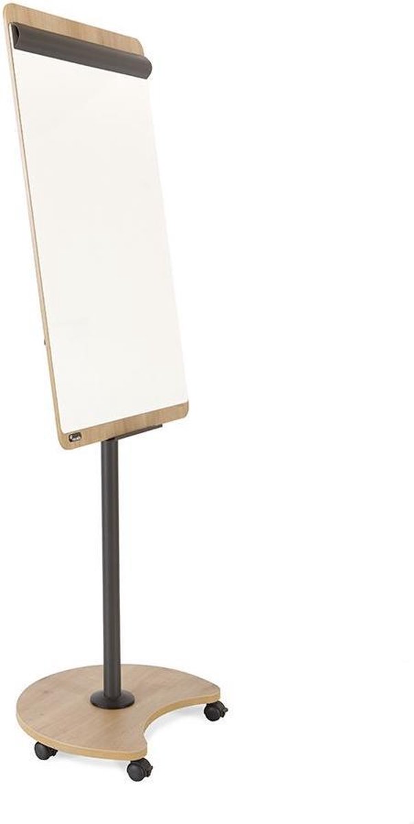 Rocada Natural Flipover Verrijdbaar - Magnetisch Whiteboard Oppervlak - 69 X 99 Cm