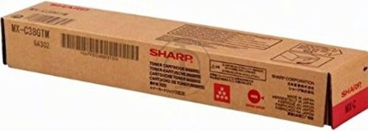 Sharp MX-C38GTM Tonercartridge - - Magenta