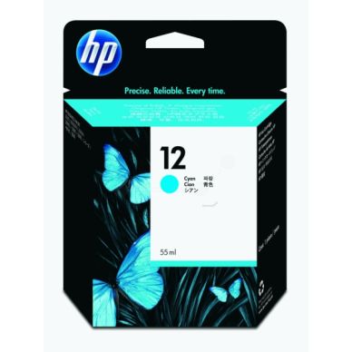 HP HP 12 Inktcartridge cyaan, 55 ml C4804A Replace: N/A