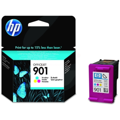 HP HP 901 Inktcartridge 3-kleuren, 360 pagina's CC656AE Replace: CC656AE