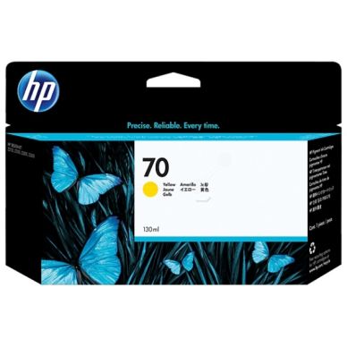 HP HP 70 Inktcartridge geel, 130 ml C9454A Replace: N/A