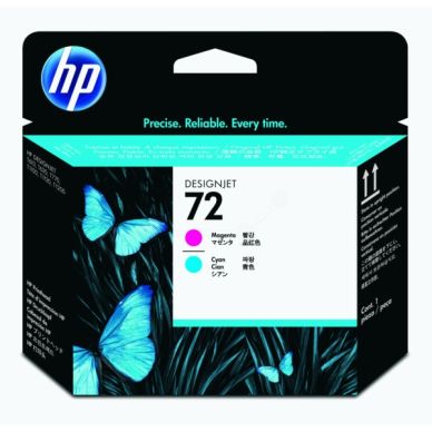 HP HP 72 Printkop cyaan/magenta C9383A Replace: N/A