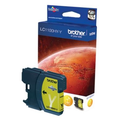 Brother Brother LC1100HYY Inktcartridge geel, 750 pagina's LC1100HYY Replace: N/A