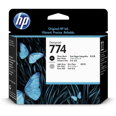 HP Inktpatroon, mat zwart/cyaan P2W01A Replace: N/A