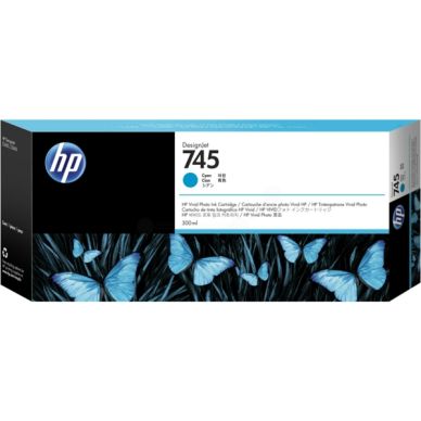 HP HP 745 Inktcartridge cyaan F9K03A Replace: N/A