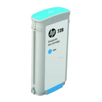 HP HP 728 Inktcartridge cyaan, 130 ml F9J67A Replace: N/A