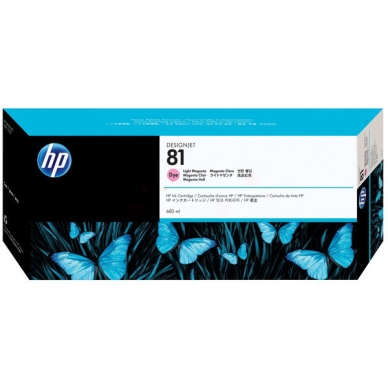 HP HP 81 Inktcartridge licht magenta, 680 ml C4935A Replace: N/A