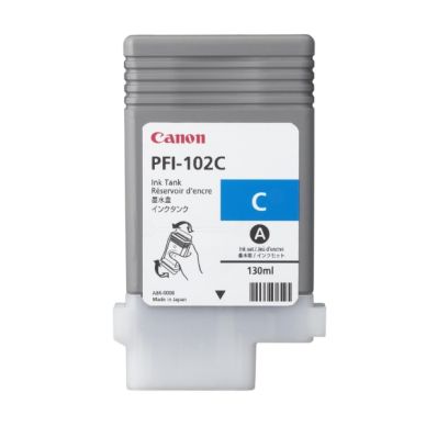 Canon Canon PFI-102 C Inktcartridge cyaan 0896B001 Replace: N/A