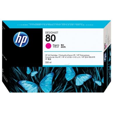 HP HP 80 Inktcartridge magenta C4847A Replace: N/A