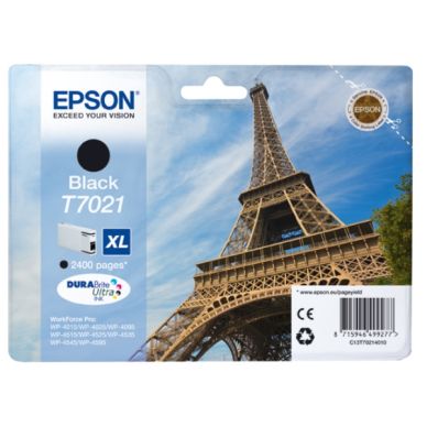 Epson Epson T7021 Inktcartridge zwart, 2.000 pagina's T7021 Replace: N/A