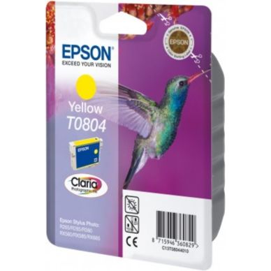 Epson Epson T0804 Inktcartridge geel, 7,4 ml T0804 Replace: N/A