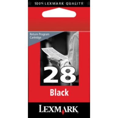 Lexmark Lexmark 28 Inktcartridge zwart 18C1428 Replace: N/A