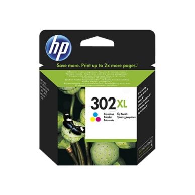HP HP 302XL Inktcartridge 3-kleuren, 330 pagina's F6U67AE Replace: F6U67AE