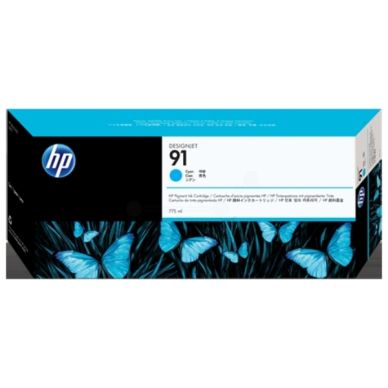 HP HP 91 Inktcartridge cyaan, 775 ml C9467A Replace: N/A