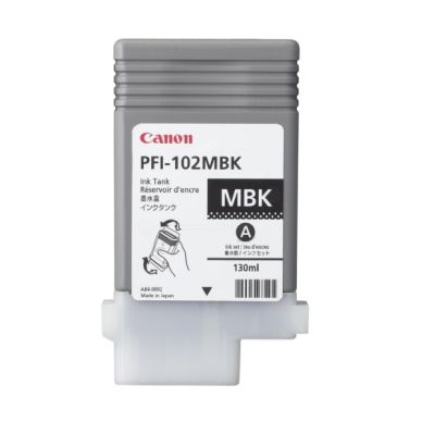 Canon Canon PFI-102 MBK Inktcartridge matzwart 0894B001 Replace: N/A