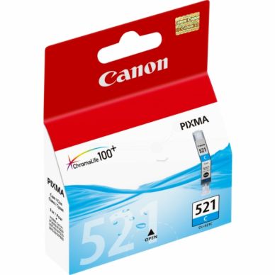 Canon Canon 521 C Inktcartridge cyaan, 448 pagina's CLI-521C Replace: N/A
