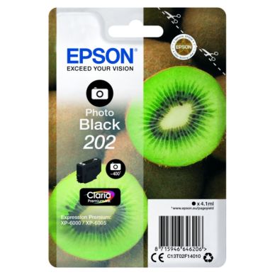 Epson Epson 202 Inktcartridge fotozwart, 4,1 ml C13T02F14010 Replace: N/A