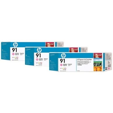 HP HP 91 Inktcartridge licht magenta, 775 ml C9487A Replace: N/A