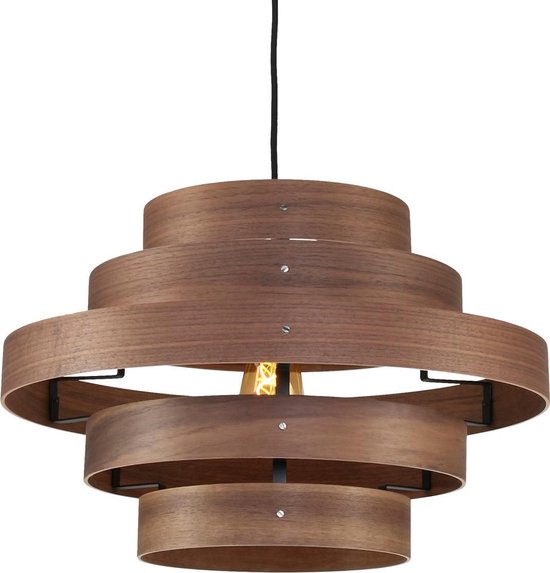 ETH Walnut Hanglamp - Bruin