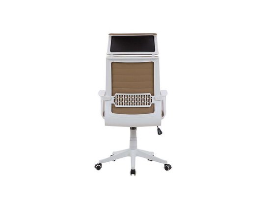 Beliani Leader Bureaustoel Polyester 63 X 63 Cm - Bruin