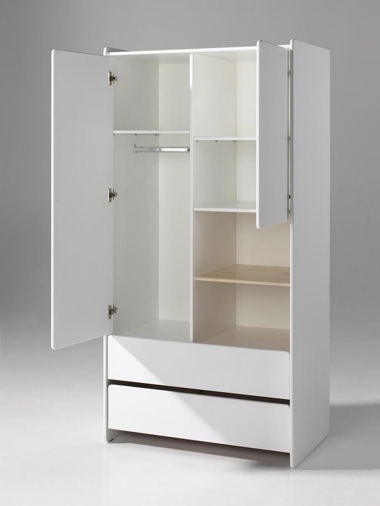 Vipack Kiddy Kledingkast - Wit