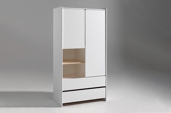 Vipack Kiddy Kledingkast - Wit