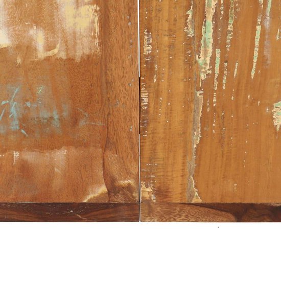 Vidaxl Eettafel 160x80x75 Cm Massief Gerecycled Hout - Bruin