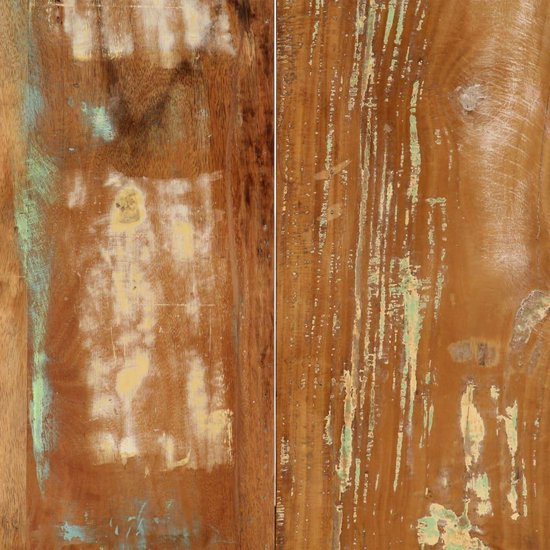 Vidaxl Eettafel 160x80x75 Cm Massief Gerecycled Hout - Bruin