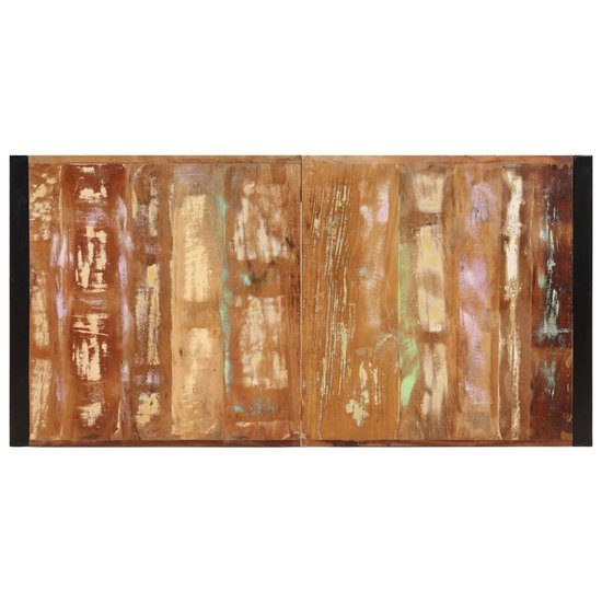 Vidaxl Eettafel 160x80x75 Cm Massief Gerecycled Hout - Bruin