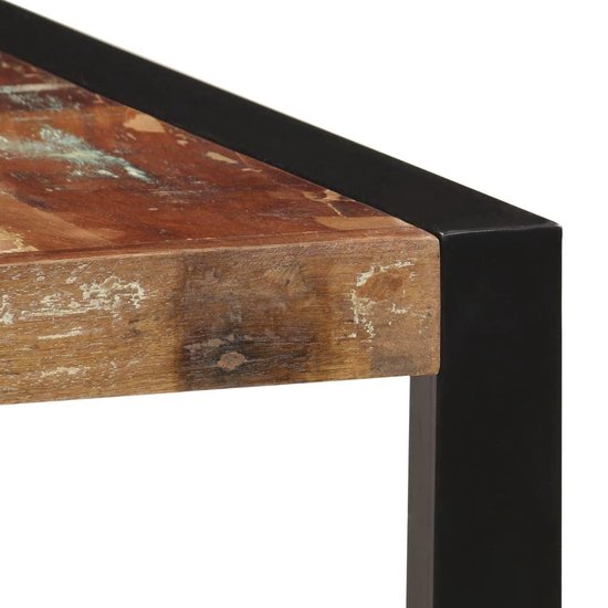 Vidaxl Eettafel 160x80x75 Cm Massief Gerecycled Hout - Bruin