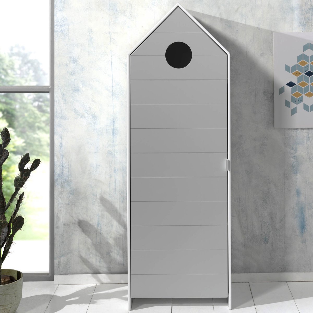 Vipack Casami Kast met Deur - Grijs