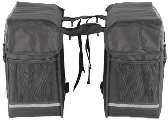 Lynx Dubbele Fietstas 35 Liter - Zwart