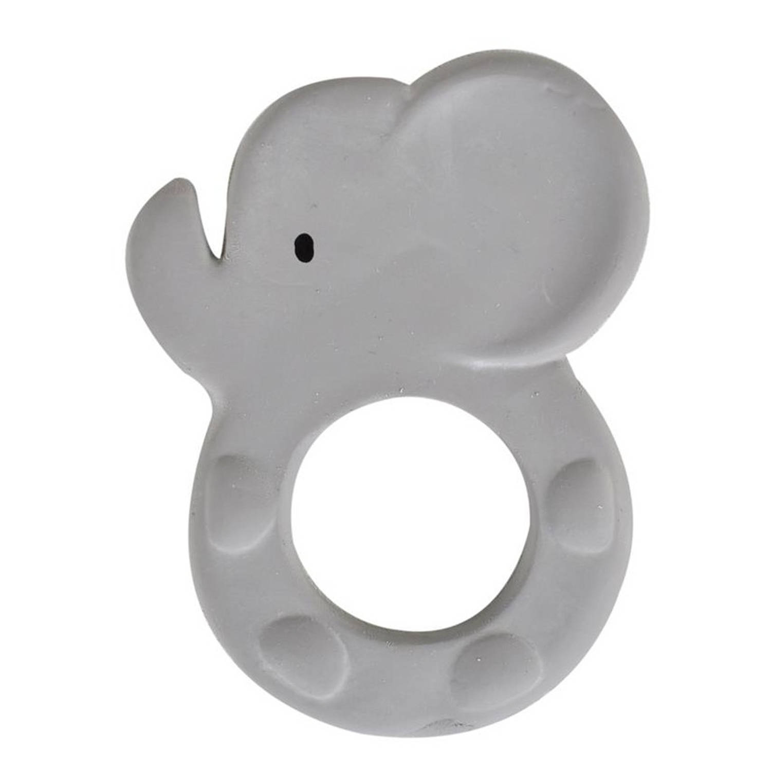 Tikiri Bijtring Olifant 10,5 Cm - Grijs