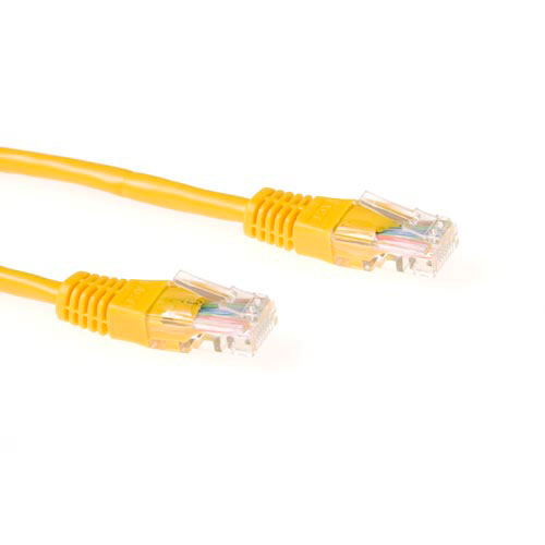 ACT IB5803 U/UTP CAT5E Patchkabel - 3 meter - Geel