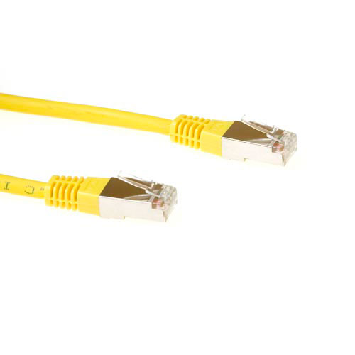 ACT IB7803 F/UTP CAT5E Patchkabel - 3 meter - Geel