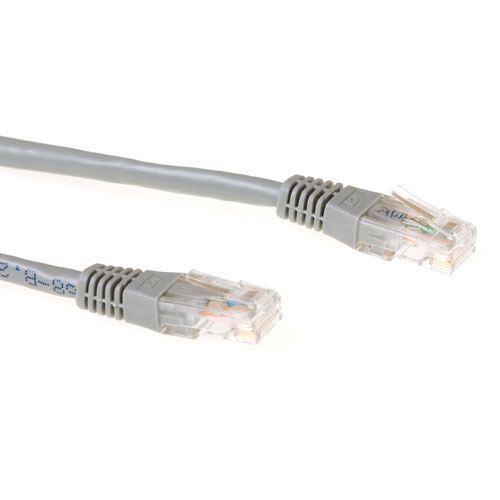 ACT IB8025 U/UTP CAT6 Patchkabel - 25 meter - Grijs