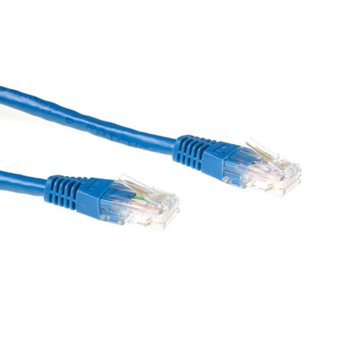 ACT IB3815 U/UTP CAT6A Patchkabel - 15 meter - Blauw