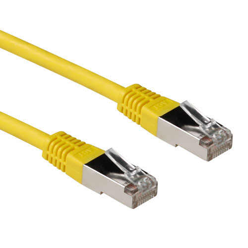 ACT IB9103 LSZH SFTP CAT6A Patchkabel - 3 meter - Geel