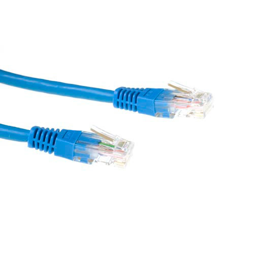 ACT IB9651 LSZH U/UTP CAT6 Patchkabel - 1,5 meter - Blauw