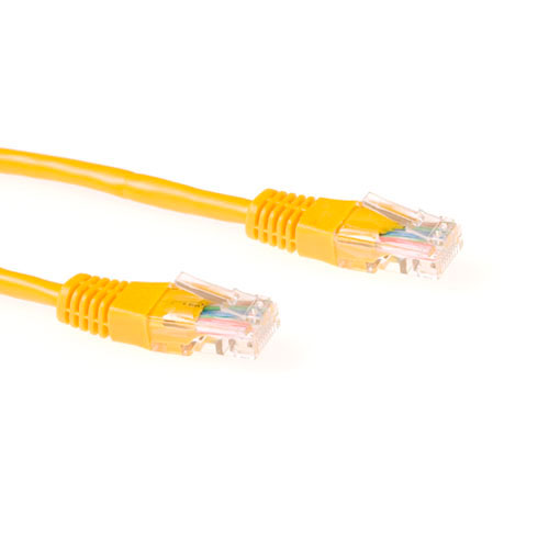 Ewent IM5801 U/UTP CAT5E Patchkabel CCA - 1 meter - Geel