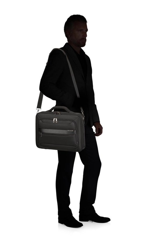 Samsonite 123665-1041 Vectura EVO Schoudertas - 15.6 inch - - Zwart